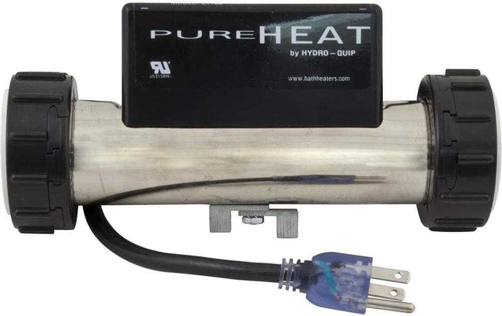 Hydro Quip Heater, Bath, H-Q Inline, PH101-10UP, 115v, 1.0kW, 3ft Cord, Plug