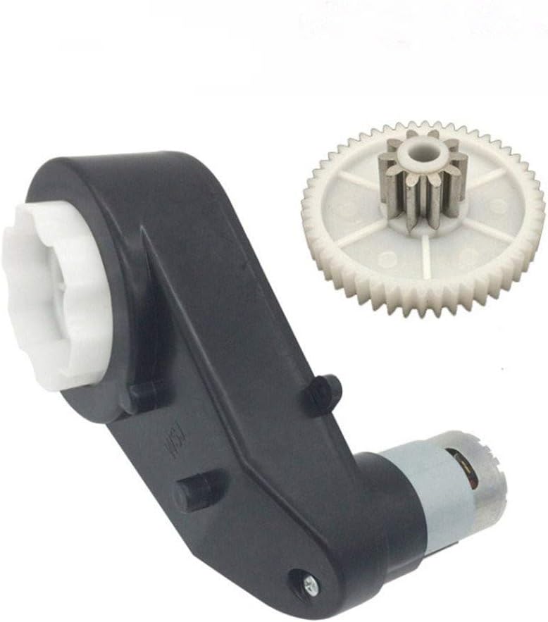 24V 30000RPM Gearbox with High Torque 24V DC Motor for Kids Ride on Car SUV Parts, Electric Motor with Gear Box High Speed RS550 DC Motor Match Children Ride on Toys Accessories