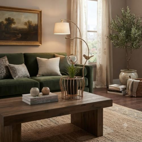 Image of Premium Golden Metal Decorative Planter