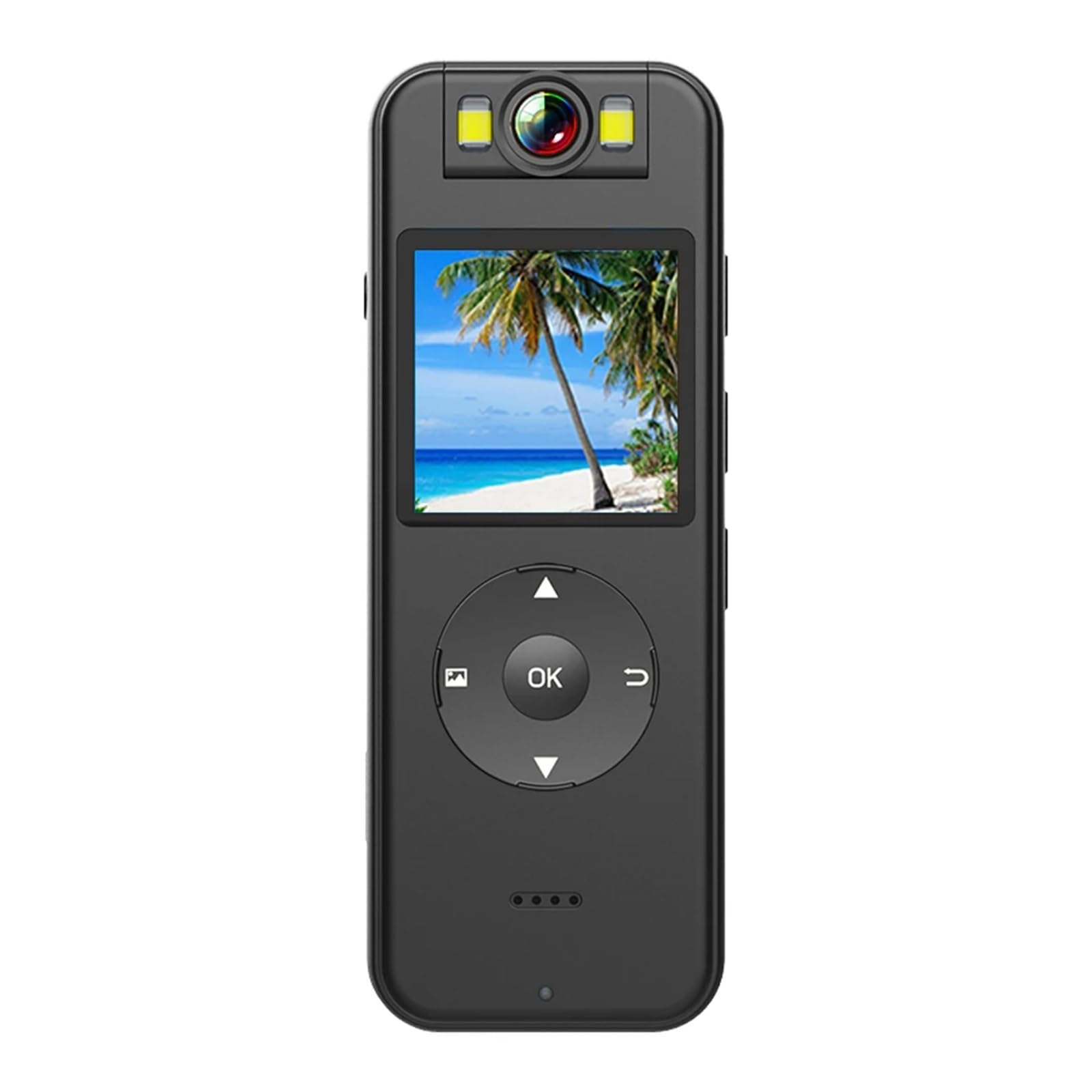 CVFRDD 4K HD Mini DV Sports Camera Law Enforcement Recorder 180 ° Rotatable Len Body Camera With Back Clip Wireless Video Recorder(No TF card)