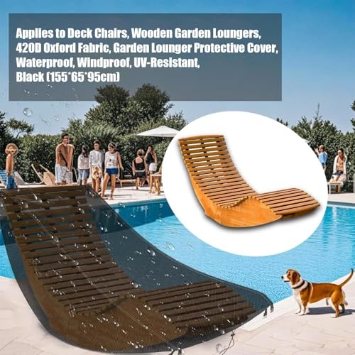 Funda para tumbona impermeable y protector de sillas de exterior 4