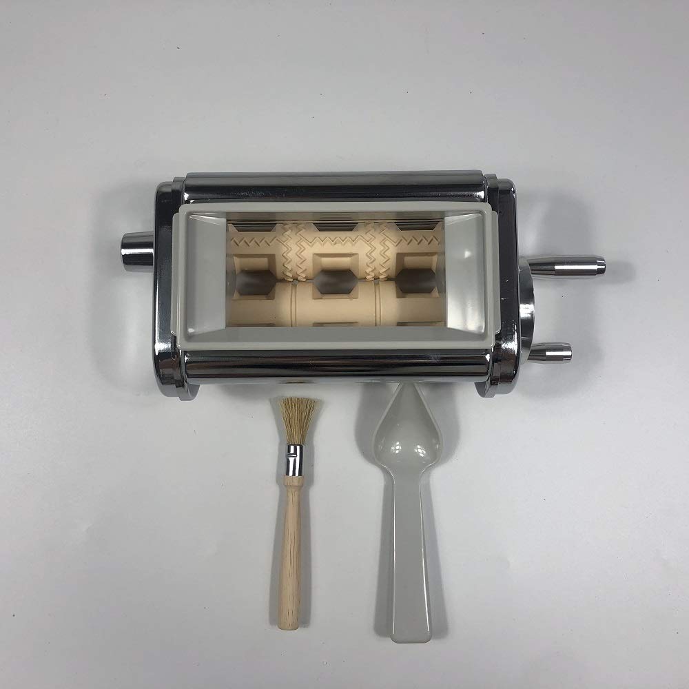 Manuelle Nudelmaschinen Ravioli-Maschine Befestigung for Standmixer Pie Pasta Roller Nudel-Hersteller-Maschine Haushalt Edelstahl 85
