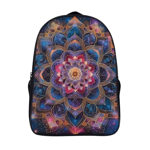 Mochila para viajar y cámping Mandala Flower perfecta para excursiones y fines de semana