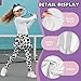 Cndexd Girl's Leggings with Ruffle Skirt 2 in 1 High Waisted Stretchy Ankle Length Skirt Pants for Little Kids Yoga Pants Fashion Cow Print