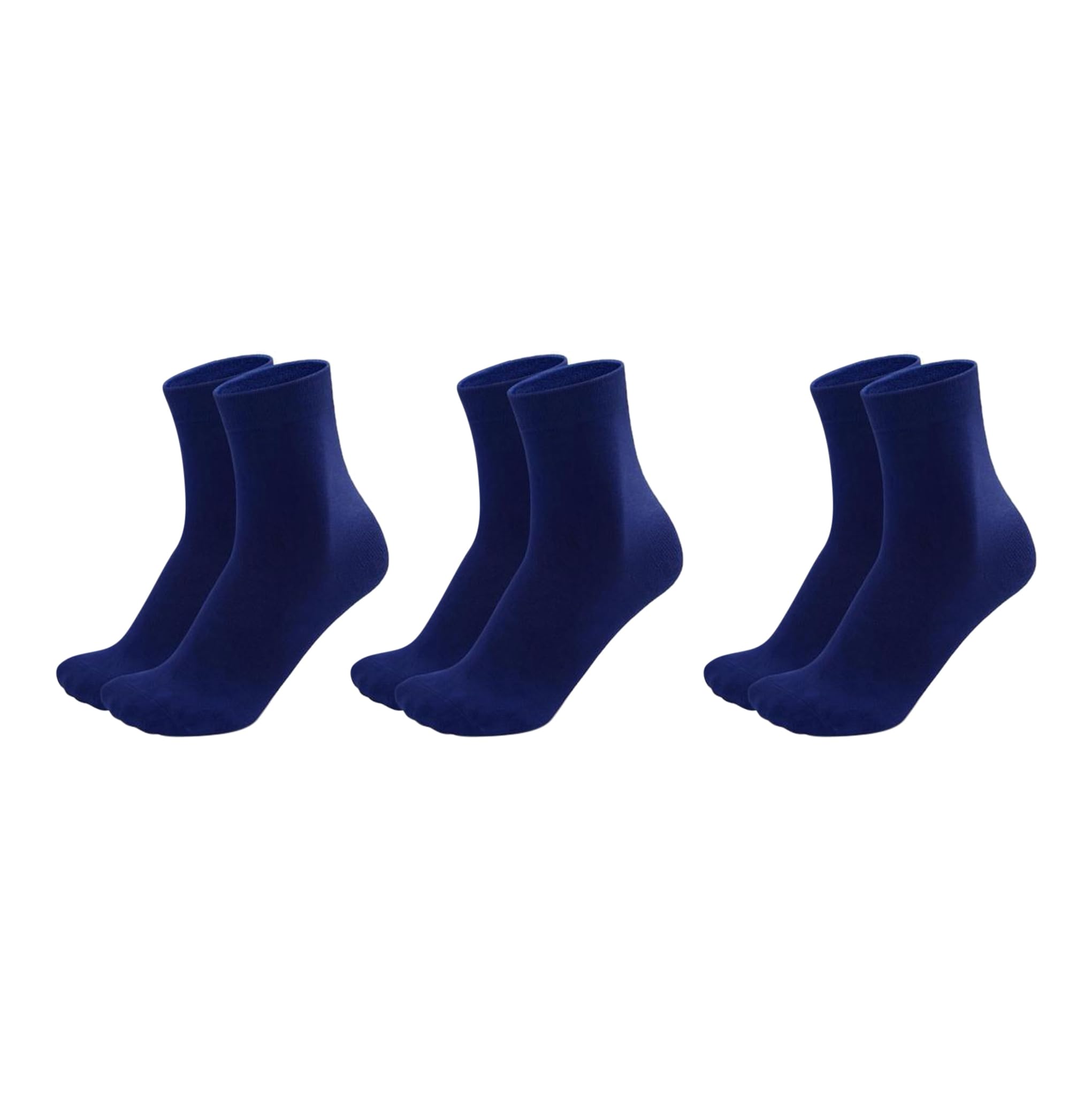 (Pack of 3 Pairs = 6 Socks Men Boys Cotton Ankle Length Sports Socks Cricket Badminton Tenis Football Basketball Athletics Socks-image-19