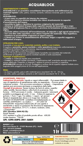 Marbec - ACQUABLOCK 1LT | Protettivo consolidante