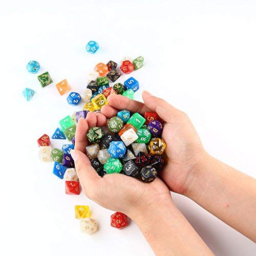 Pawaca 105 Pezzi Dadi Poliedrici da Gioco