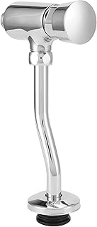 Urinal Flush Valve, G1/2 Exposed Manual Toilet Bowl Flush Valve Wall Mounted Hand Press Flushing Tool for Bathroom Toilet