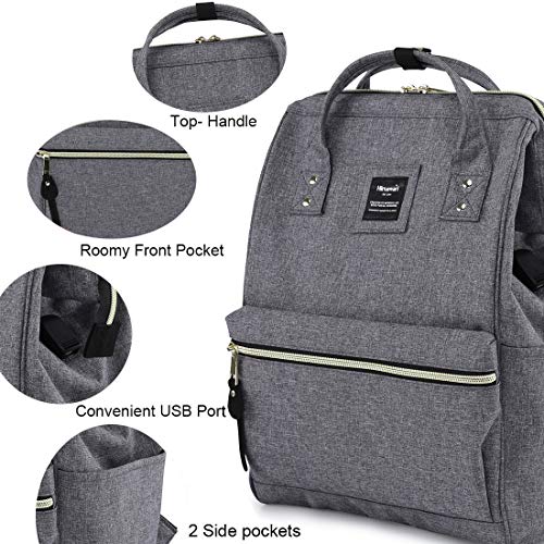 Buy Himawari Travel Backpack with USB Charging Port Large Diaper Bag