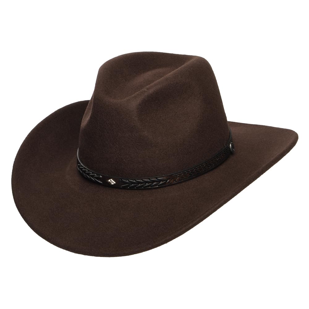 Jaxon & James Comanche Cowboy Hat - Brown - Medium