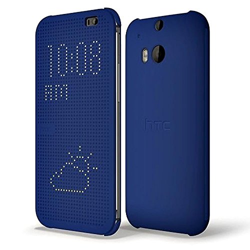 HTC Dot View Cover für HTC One (M8), blau HTC Dot View Cover für HTC One (M8), blau
