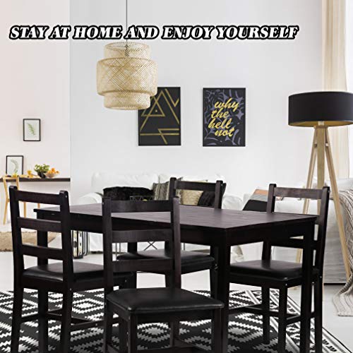 Dining Table Set Kitchen Dining Table Set Wood Table and Chairs Set Kitchen Table and Chairs for 4 Person