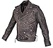 Produktbild Stonewash Brando Leder Biker Jacke - Brando Style Motorrad Jacken