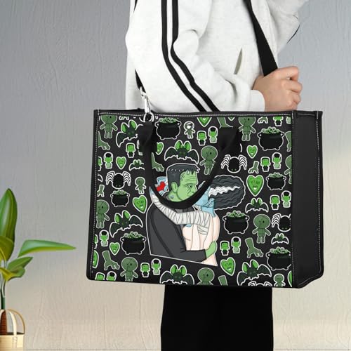 G2TUP Horror Monster & Bride Crossbody Bag Horror Couple Gift Horror Monsters Bride Shoulder Bag4