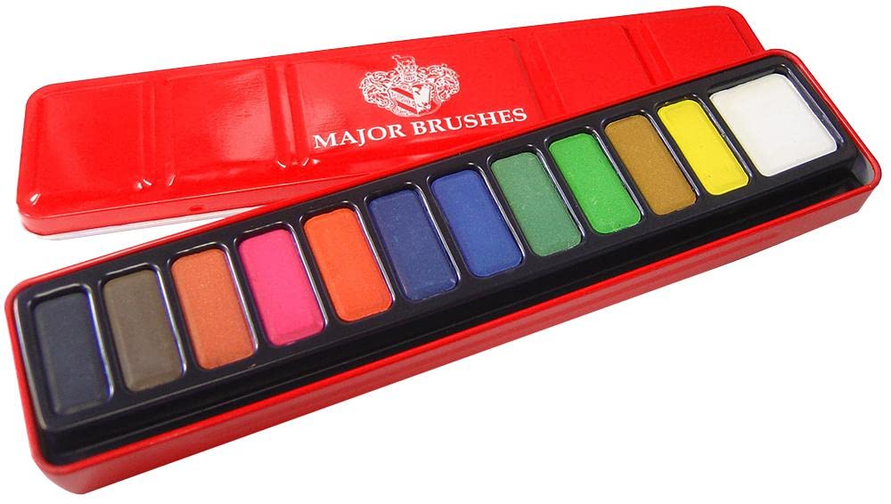 12 BLOCK ARTIST WATERCOLOUR SET, Recreational/Christmas, Qty X 1 | Z1000