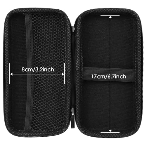 Image of iMangoo Travel Essential Electronics Organizer Charger Case Carrying Pouch | 6.5x3.2x1 inch Power Bank Tech Accessories Protective Storage Shockproof Portable Purse Men Women School Office Trips Must Have