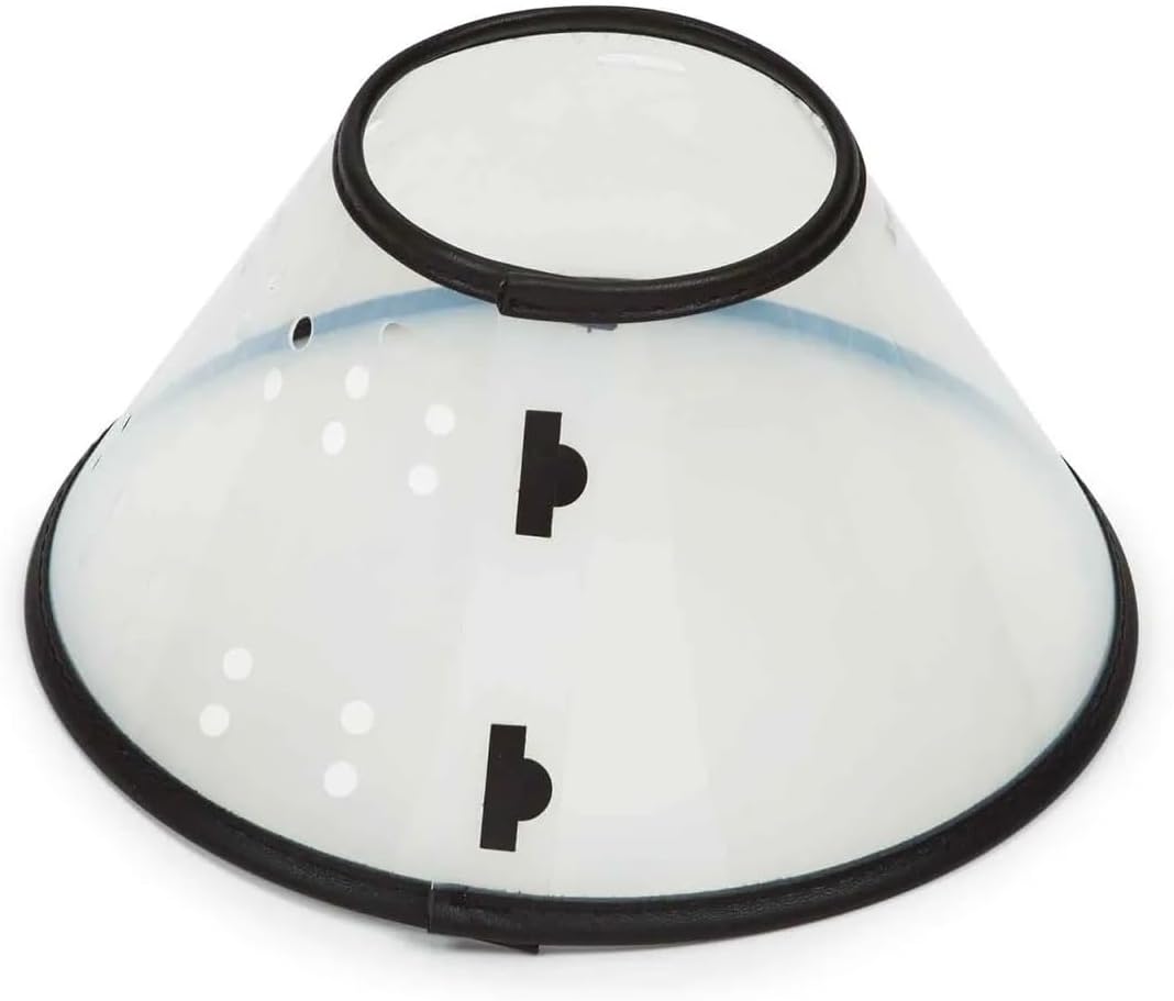 Elizabethan Dog and Cat Collars Recovery Vet Chewing Healthy Behavior Cone of Shame (Clear, Vet Set - All 5 Sizes)