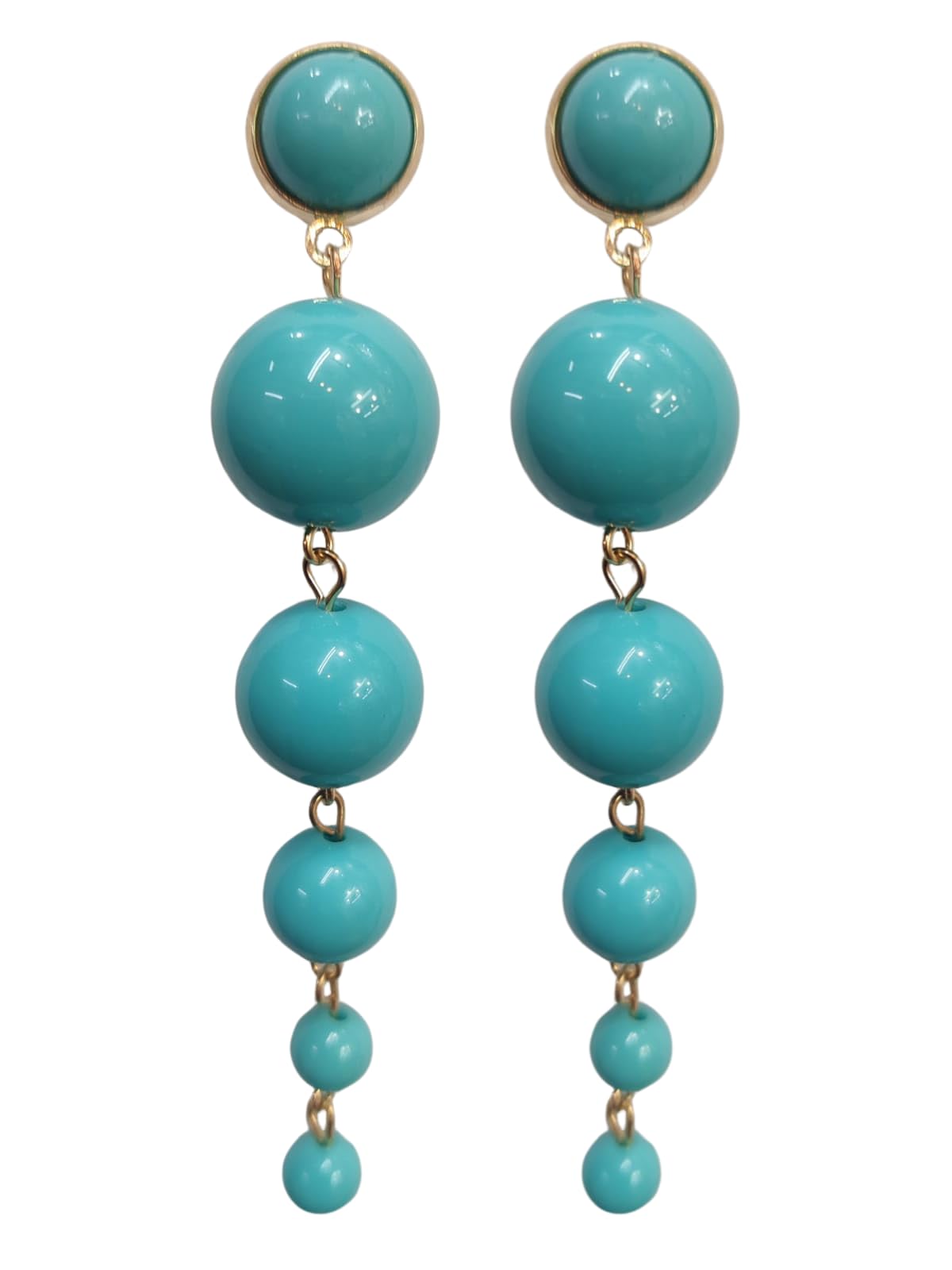 La Belleza Pearl 3 Inch Long Tassel Drop Dangler Earring For Women (sky blue) (B0CV4CX2HK) Amazon Price History, Amazon Price Tracker