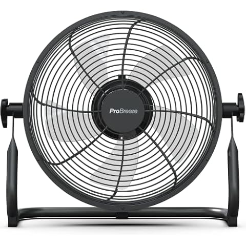 Pro Breeze Ventilador de Suelo con Batería Recargable USB Cover