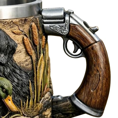 Taza de café para bebidas frías y calientes con grabado de perros hogar 8
