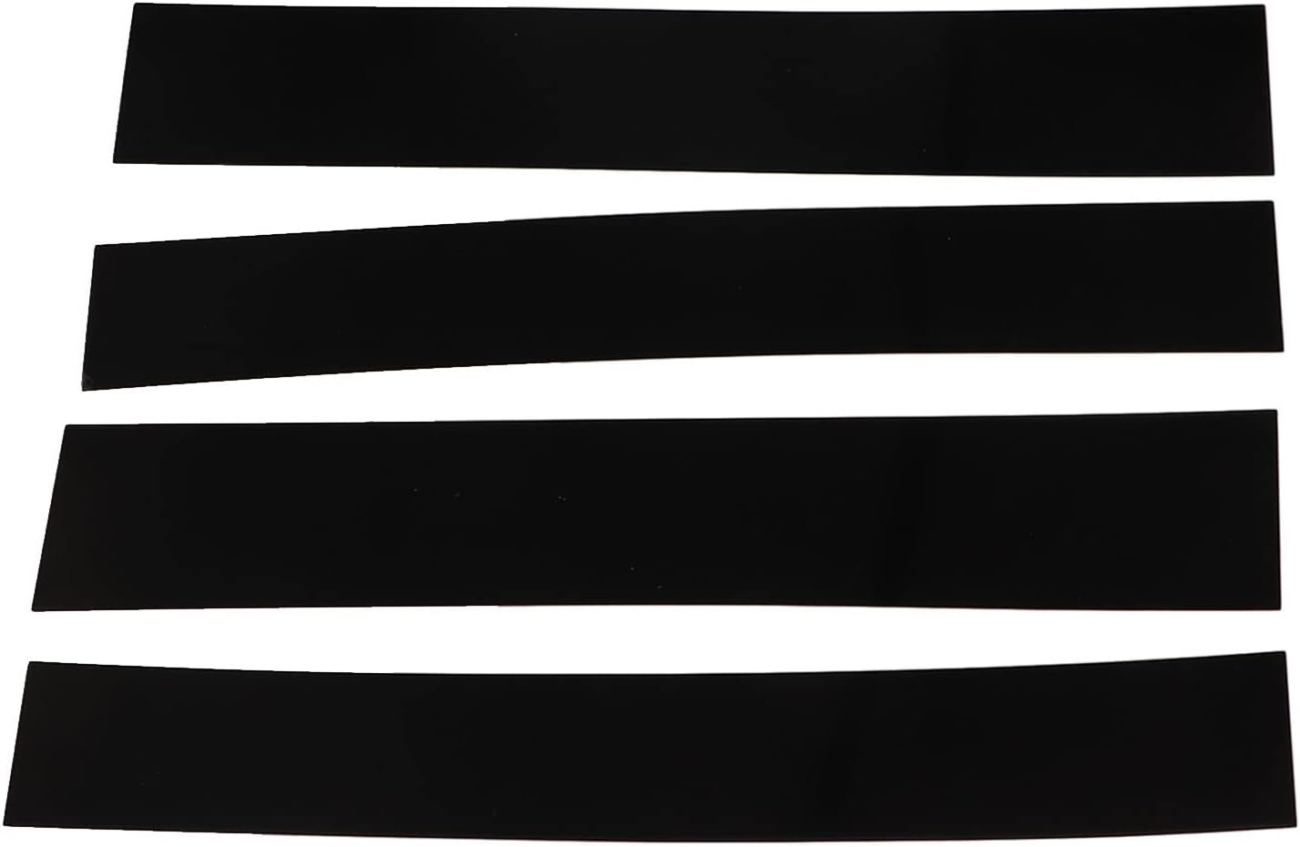 Car Side Door Window Cover Trim,Glossy Black Pillar Posts Decal Sticker (Escalade 2007‑2014)