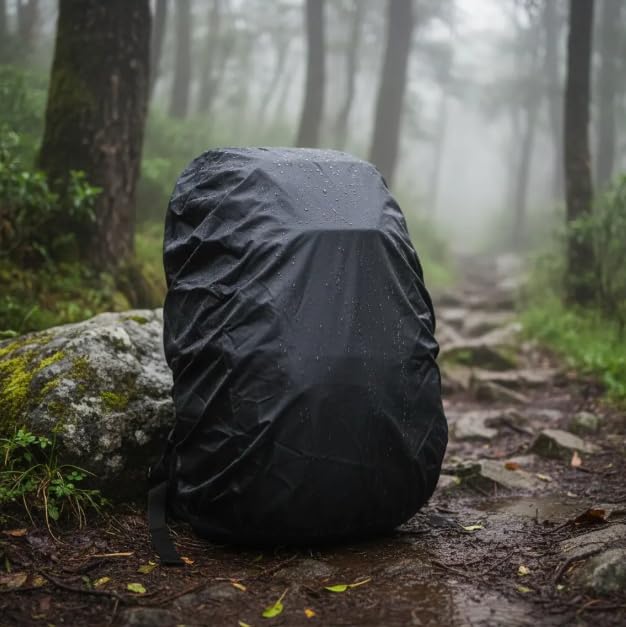 Capa Para Mochila De Chuva Refletiva Impermeável Protetora Para Motoboy Mala Anti Poeira Ajustável
