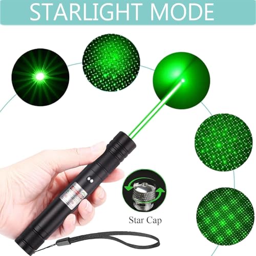 Image of Keiko Multipurpose Green Laser Light Pointer | Long-Range Beam Lazer Light Pen for Party, Disco Light Adjustable Mode, Suitable for Presentation, Camping, Hiking & Outdoor Use