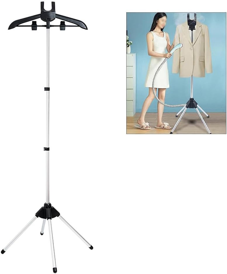 Steamer Stand Folding Telescopic Clothes Steamer Holder, Hanger for