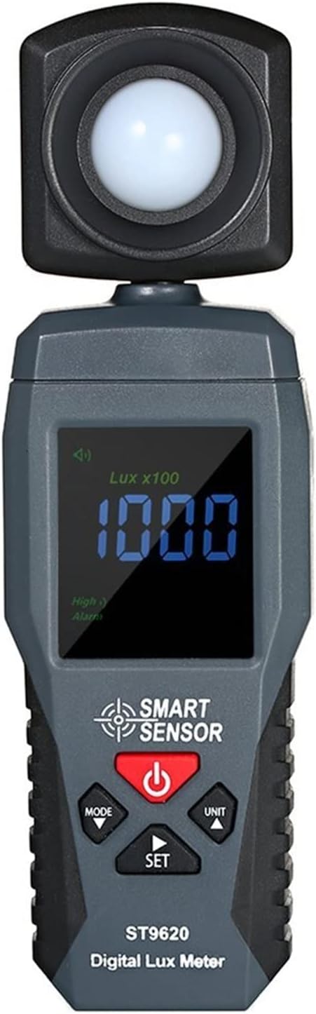 Illuminometer Light Meter UV Meter UV Radiometer LCD Light Meter Handheld Light Meter LED Light For Plants, Indoor And Outdoor Light Tester Suitable For Home,Farm, Stage