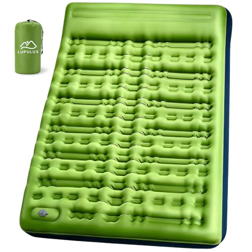 Double-Sleeping-Pad-5-Thick-Camping-Sleeping-Pad-with-Pillow Double Sleeping Pad, 5" Thick Camping Sleeping Pad with Pillow - Image 1
