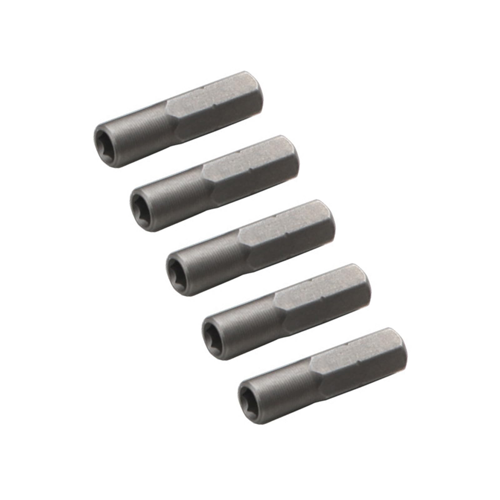 Ljhnba Sandblasting 25Mm Hexagonal Bit Adapter 5Pcs Set 6.35Mm To 4Mm Socket Shank For Screwdriver And Drill Use Drill Extension Socket