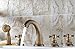 Produktbild United Sportproducts Germany USG UHM, Messing antik Standmontage 5pcs Badewanne Armatur 3 Griffe 5 Löcher Mischbatterie Dusche
