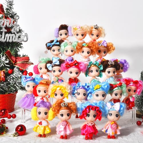 Calendrier de l'Avent 2024 pour Filles - Poupées Princesse de Noël, Compte à Rebours de 24 Jours - Cadeau de Noël Parfait pour Tout-Petits et Enfants Expérience Festive et Amusante des Fêtes – Image 3