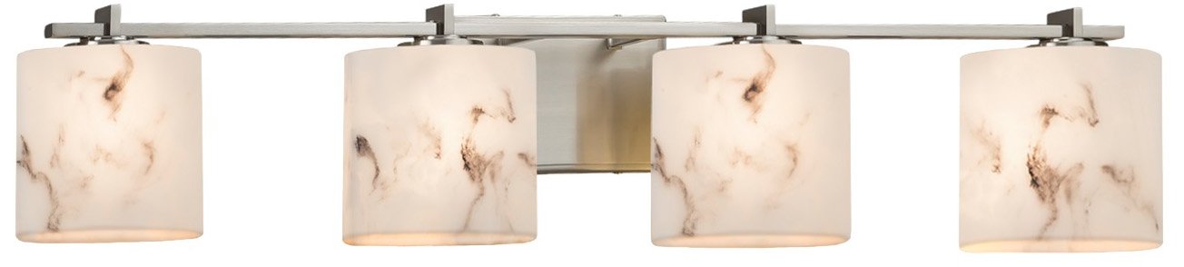 FAL-8444-30-NCKL LumenAria Era 4-Light Bath Bar, Brushed Nickel