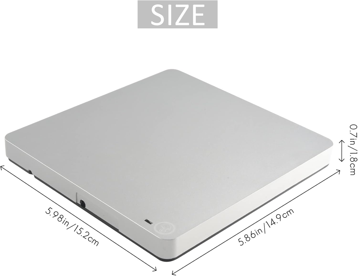 External 3D Blu Ray DVD Drive,USB 3.0 and Type-C Blu Ray CD DVD Drive Player Ultra Slim Slot-in CD DVD Burner