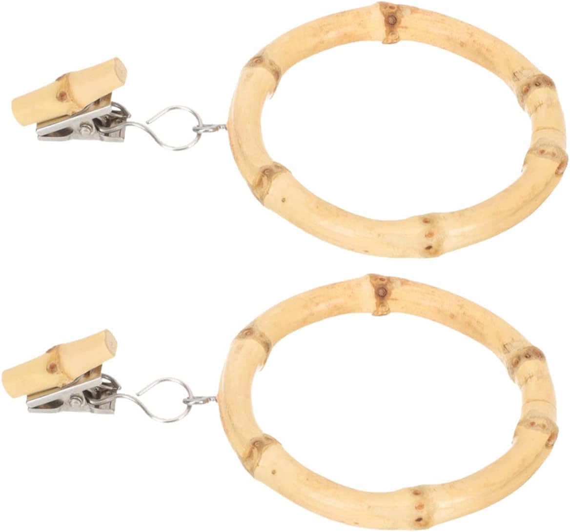 Cabilock 8pcs Curtain Clips Non- Shower Curtain Hooks Easy to Install and Wear-Resistant for Window and Door Drapery Stylish Home Decor