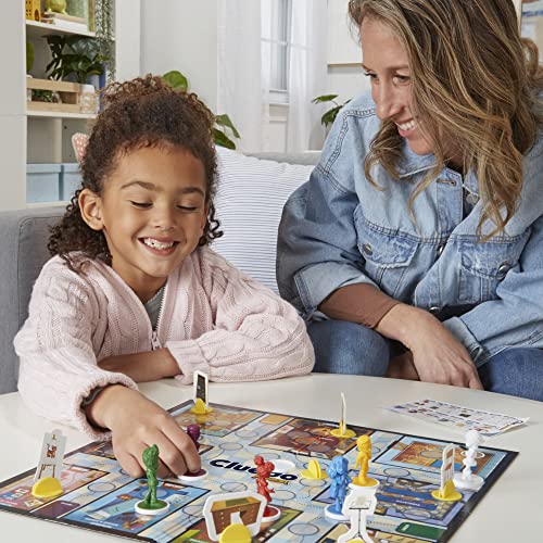Clue Junior Spiel, 2-seitiges Spielbrett, 2 Spiele in 1, Clue Mystery Spiel für jüngere Kinder, Kinder-Brettspiele, Juniorspiele – Ansicht 10
