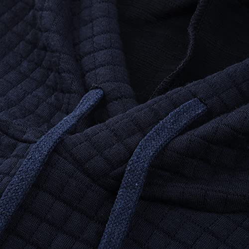 Suéter masculino com capuz xadrez colorido combinando outono e inverno moletom com capuz slim meia m