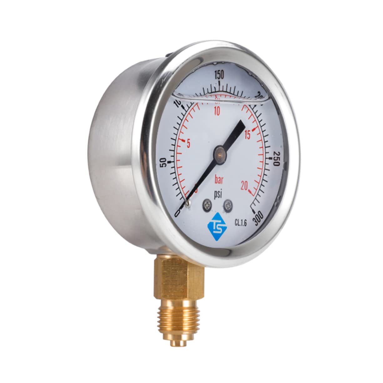 Manómetro de Agua Barómetro de Acero Inoxidable número de Suite doméstica engrase manómetro de vacío manómetro Digital de precisión Mesa de Prueba de manómetro hidráulico
