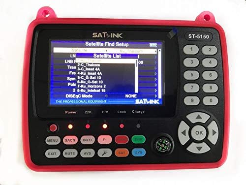 Pantalla de configuració de la cerca de satèl·lits del SATLINK ST-5150