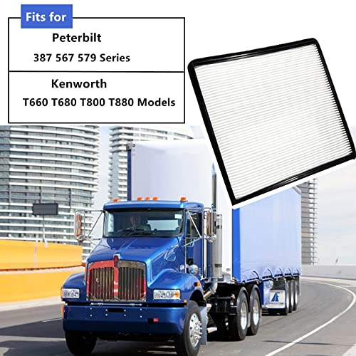 Filtros de aire de cabina para sistemas de ventilación Peterbilt 579 y 567 4