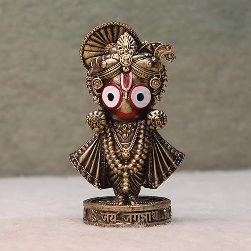 Lord Jagannath Idol 4 Inch | Premium Polyresin Jagannath Ji Murti...