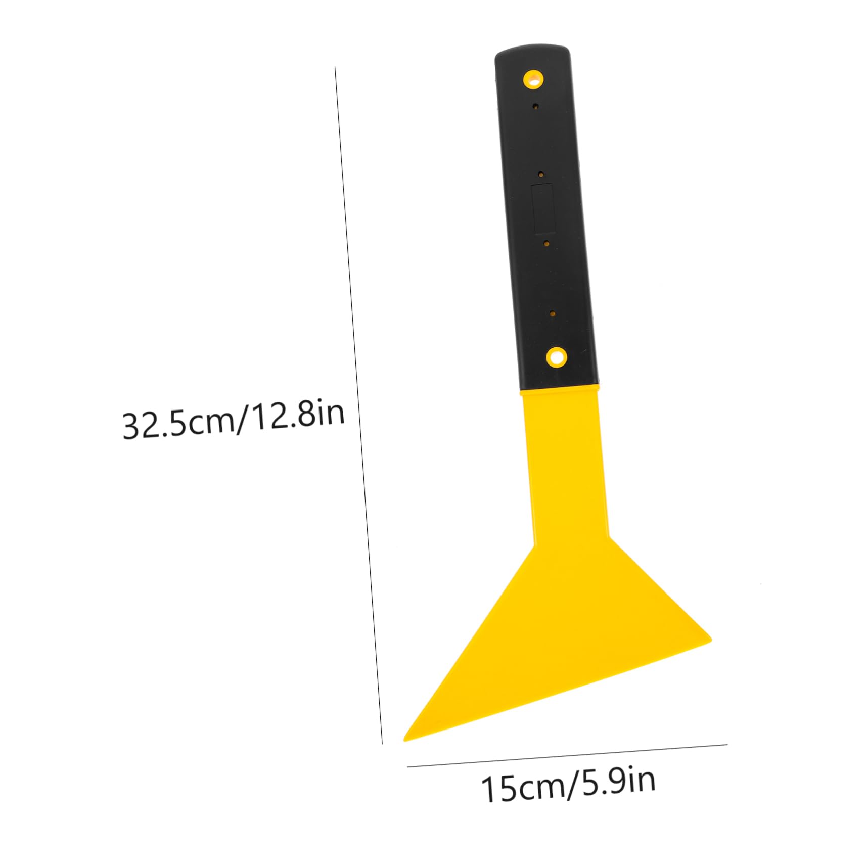 ABOOFAN Car Window Film Tool Triangle Scraper Auto Squeegee Small Scraper Long Handle for Protection Film Bubble Remover