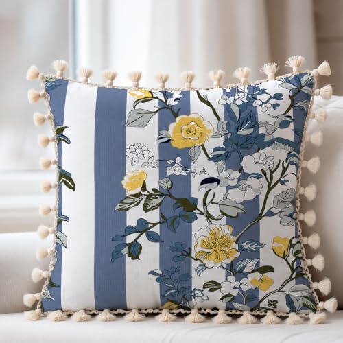 Best Decorative Cushion Covers: Cotton vs Velvet 78 Loreto 100% Pure Cotton Decorative Cushion Cover 16 x 16 Inches, ...
