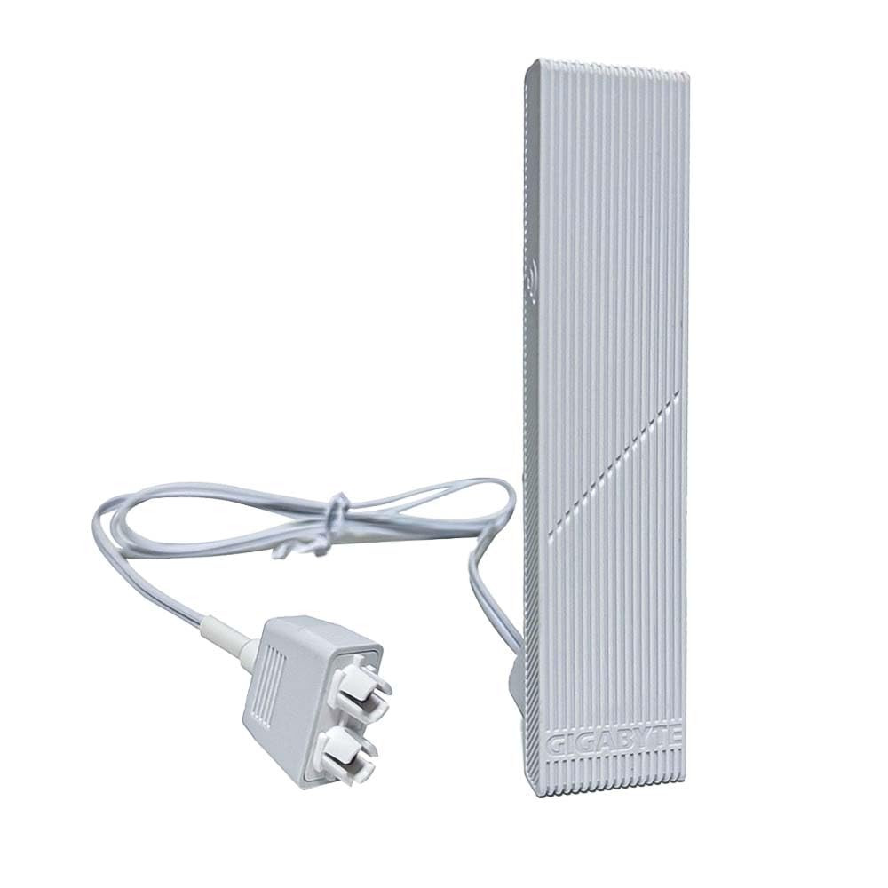 Antena de base magnética WiFi 7 con nueva interfaz para PC de escritorio para GIGABYTE X870 Z890 B850 WiFi7 Antenas placa base blanca
