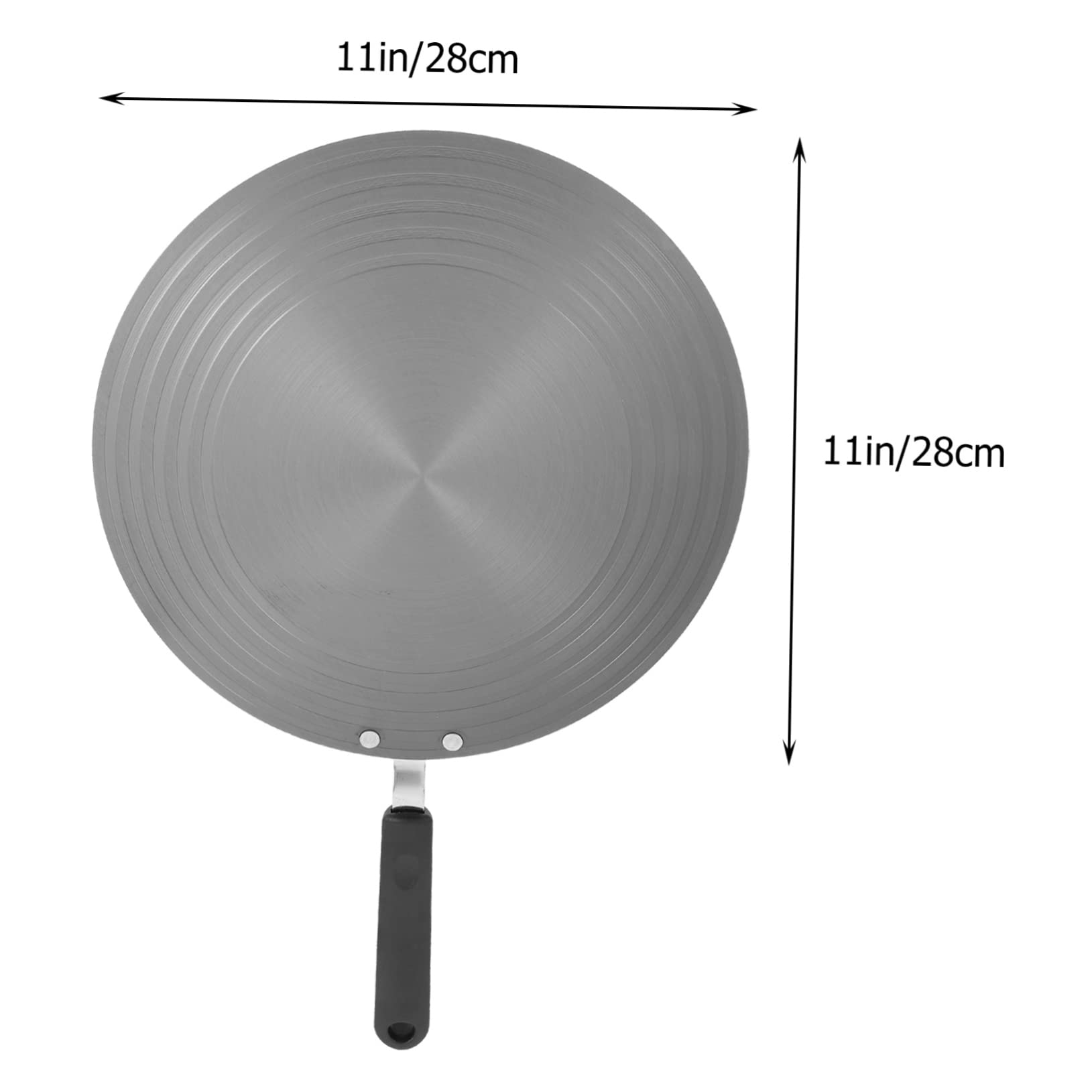 Unomor 1Pc Nonslip Heat Transfer Plate for Quick Defrosting Practical Defrosting Tray with Handle for Gas Stoves for Chicken Steaks and More Energy Efficient Cooking