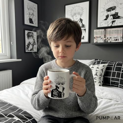Taza de Cerámica 11 oz Diseño Manga Anime Gojo Satoru miniatura 2
