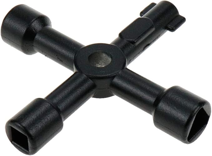 Bitray 2PCS Electric Keys Multifunctional Triangle Key Gas