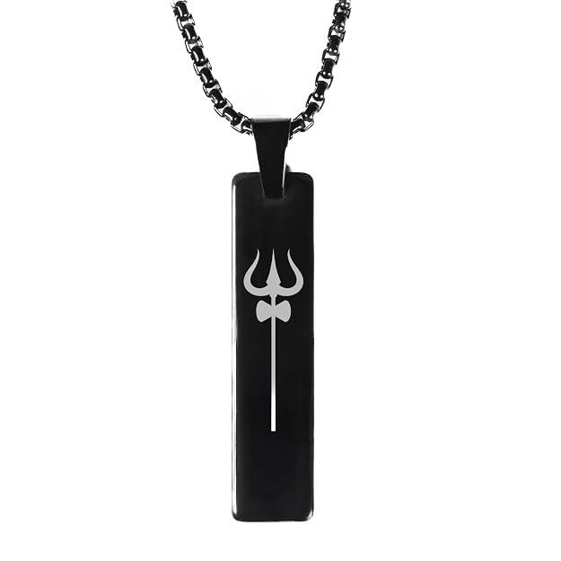 Mesmerize Spiritual Mini Tag Stainless Steel Necklaces for Men