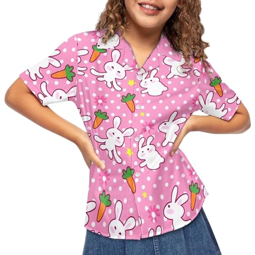 SYtrade Kids Print Hawaiian Shirts Button Down Short Sleeve Cute Summer Beach Aloha Shirt3